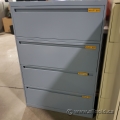 Grey 4 Drawer Lateral File Cabinet